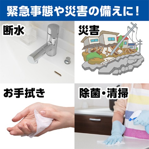 5年保証・超防災用ウェットティッシュ20枚入