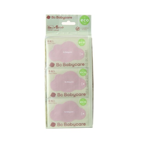 ミニ超厚手おしりふき6枚×6個入