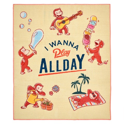 デスクカーペット　（おさるのジョージ）