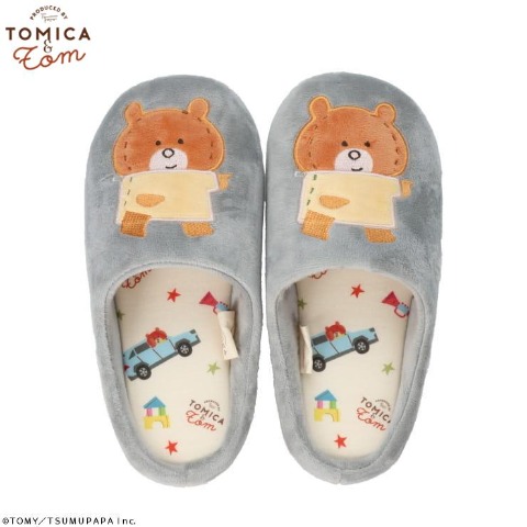 ルームシューズ　（トミカとトム）