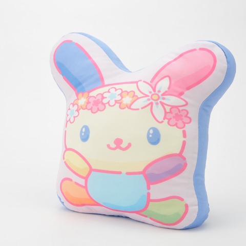 ダイカットクッション　（ウサハナ）