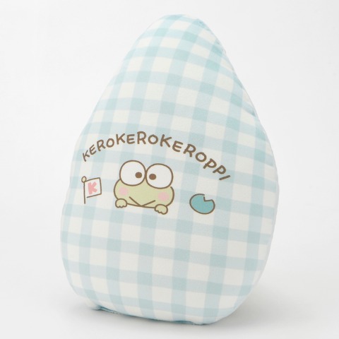 ダイカットクッション（けろけろけろっぴ）