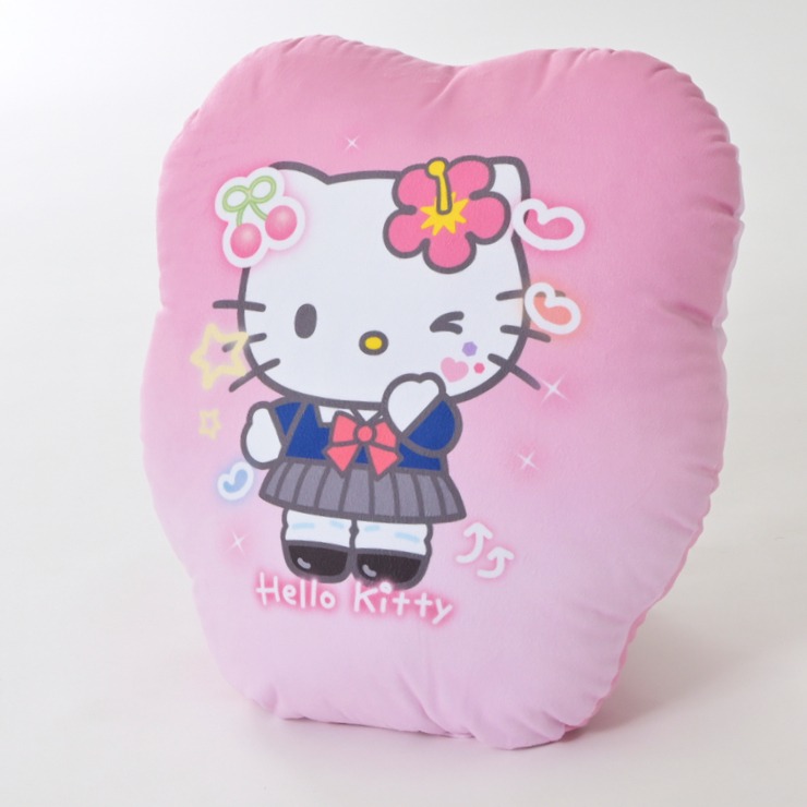 HELLO KITTY ハローキティ ダイカット クッション ジャンボサイズ ダイカットクッション（ハローキティ） | シャンブル | しまむらパーク