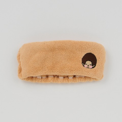 福袋　巾着付モンチッチヘアバンド・ヘアキャップ2点セット