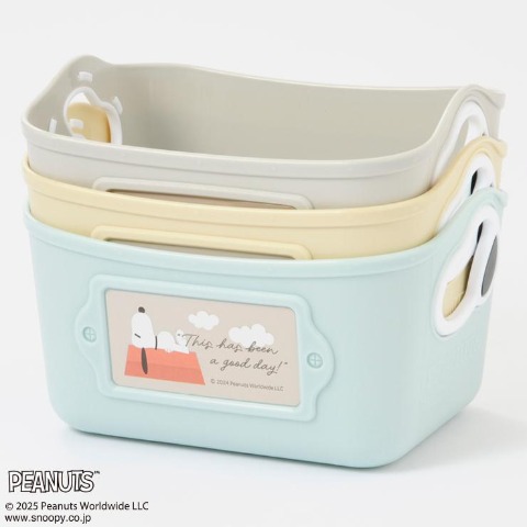 ミニやわらかバケツ3P（スヌーピー）
