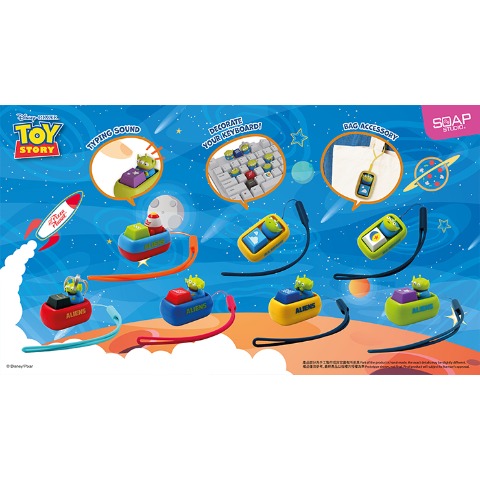 キーキャップ（リトルグリーンメン）