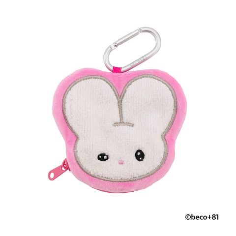 しりみみうさぎのフェイスポーチ（beco+81）