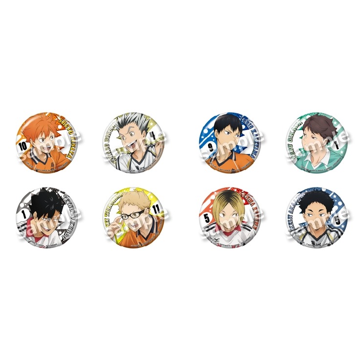 カラパレ ハイキュー!! VS好敵手缶バッジ（ハイキュー