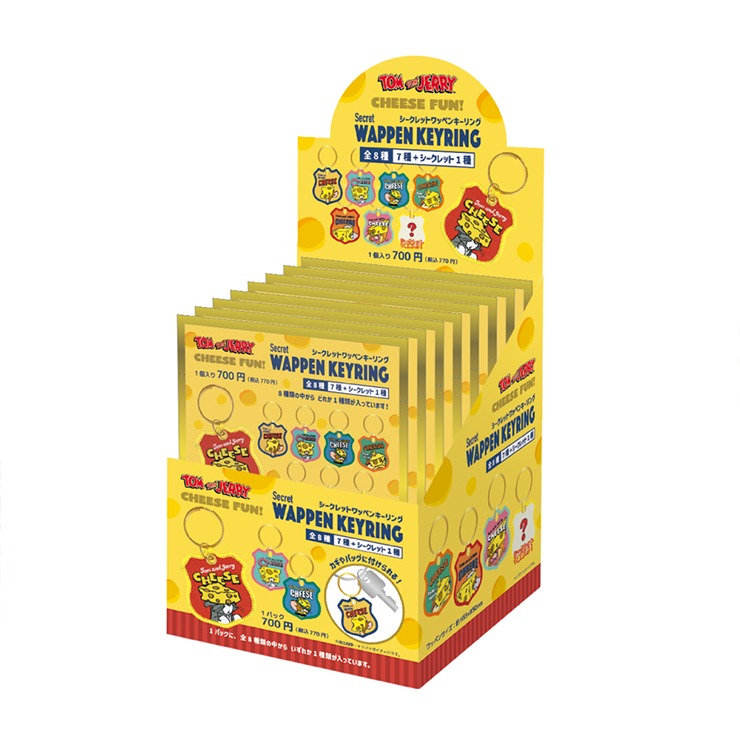 シークワッペンキーリング CHEESE FUN！(トムとジェリー