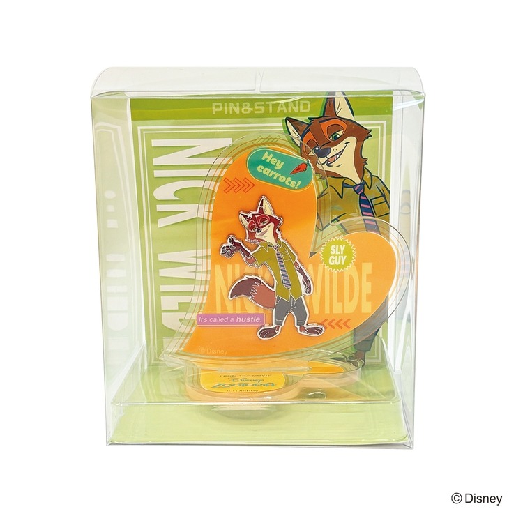 飾れるピンズ PIN＆STAND ズートピア(ニック C) | シャンブル