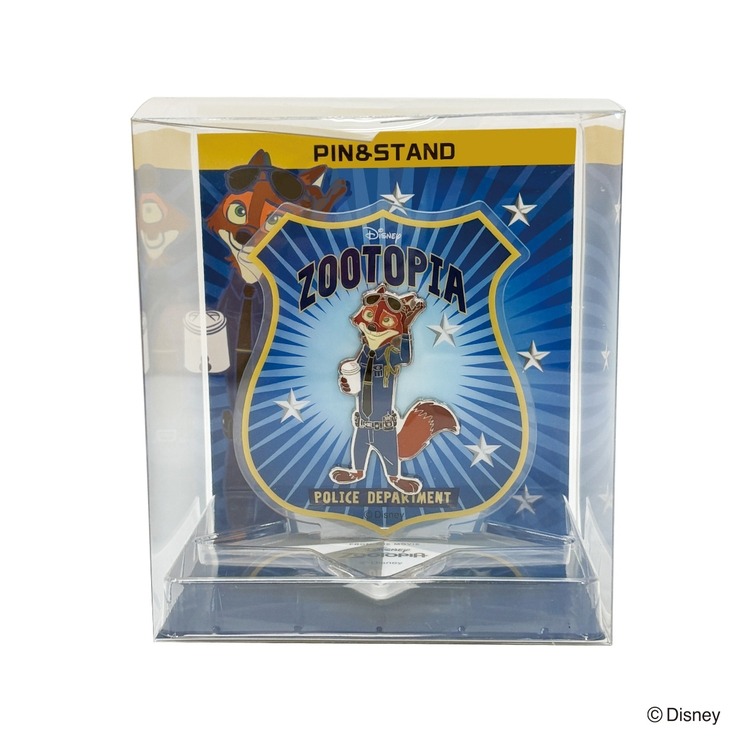 飾れるピンズ PIN＆STAND ズートピア(ニック A) | シャンブル