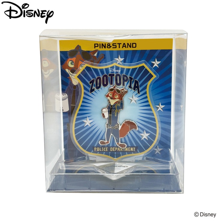 飾れるピンズ PIN＆STAND ズートピア(ニック A) | シャンブル