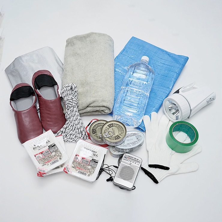 防災用品 COGIT防災 座れる玄関防災バッグ グレー | シャンブル