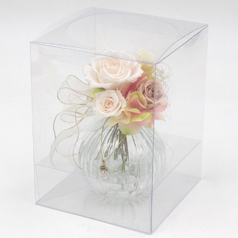 プリザーブドフラワー誕生日ブーケ　6月パール