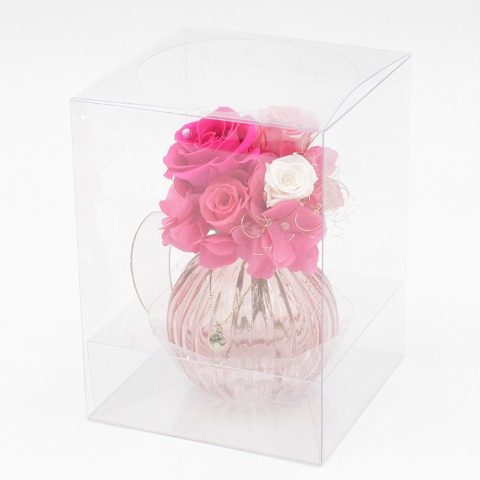 プリザーブドフラワー誕生日ブーケ　10月トルマリン