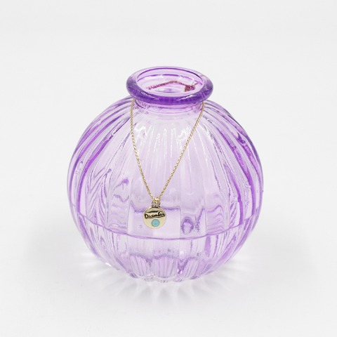 プリザーブドフラワー誕生日ブーケ　12月タンザナイト