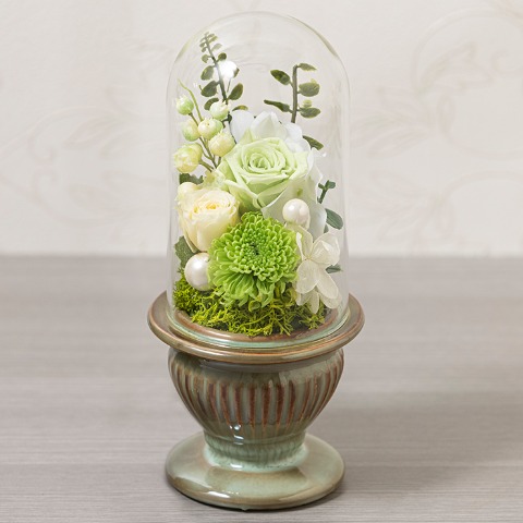 プリザーブドフラワー　白雨