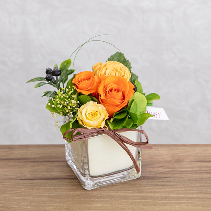 プリザーブドフラワー「カリーノ」オレンジ | シャンブル | しまむらパーク