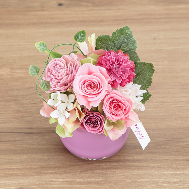 プリザーブドフラワー「シュエット」ピンク | シャンブル | しまむらパーク