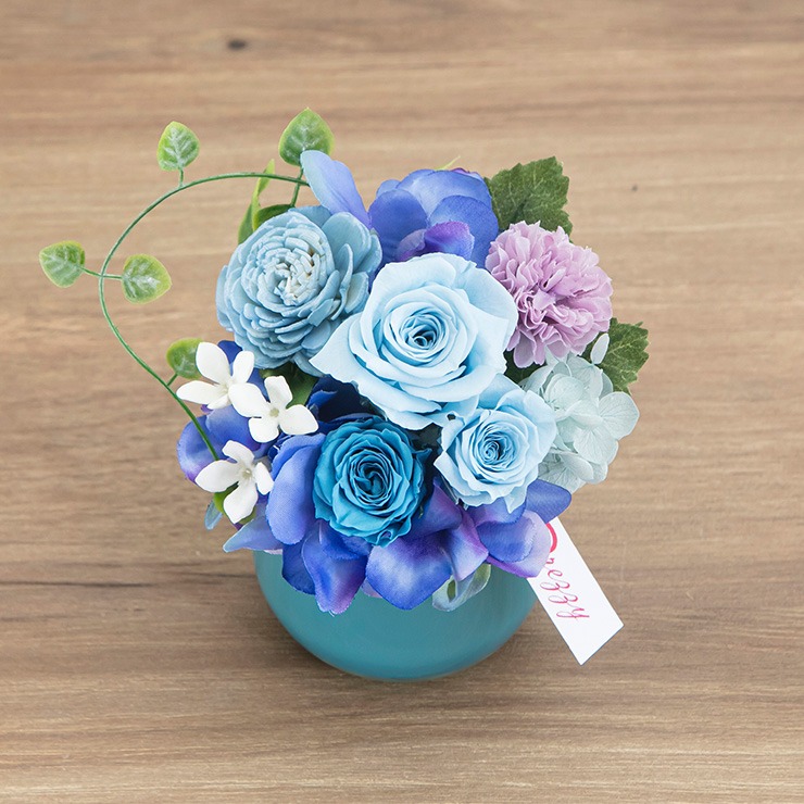 プリザーブドフラワー「シュエット」ブルー | シャンブル | しまむらパーク