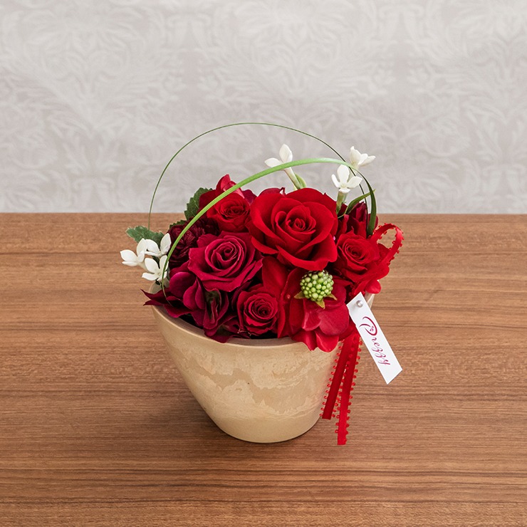 プリザーブドフラワー「クレール」レッド | シャンブル | しまむらパーク