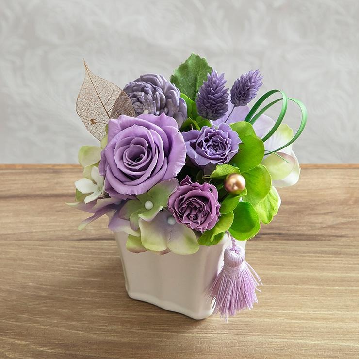 プリザーブドフラワー「凪」パープル | シャンブル | しまむらパーク