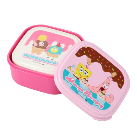 シールランチボックス3P（SPONGEBOB）