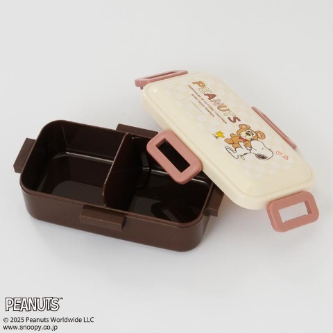 食洗機対応ふわっと弁当箱（スヌーピーアンドベアー）