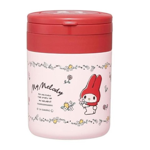 抗菌折りたたみハンドル付保温・保冷デリカポッド（マイメロディ）