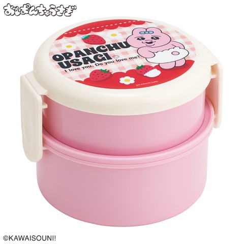 丸形ランチボックス(おぱんちゅうさぎ)