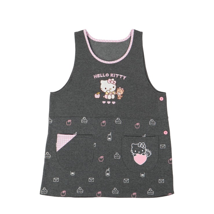 激カワッ♥HelloKitty□ジルコニア付キティちゃん♥キルティング調エプロン エプロン（ハローキティ） | シャンブル | しまむらパーク