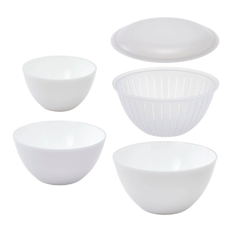 ハッピーバッグ　抗菌耐熱レンジザルボウル5個セット