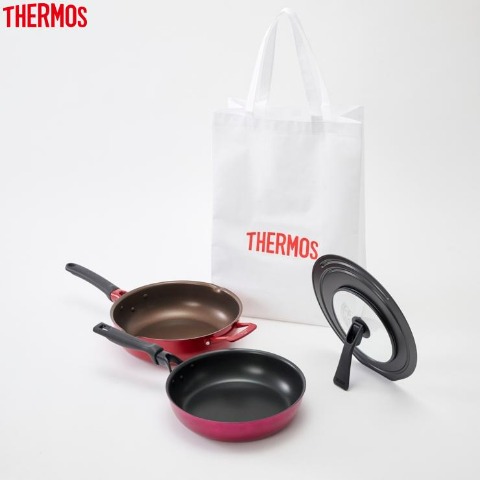 ハッピーバッグ　フライパン3点セット(THERMOS)