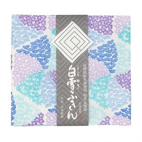 白雪友禅ふきん(松竹梅)
