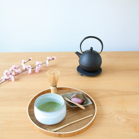 お抹茶 3点セット（白銀）