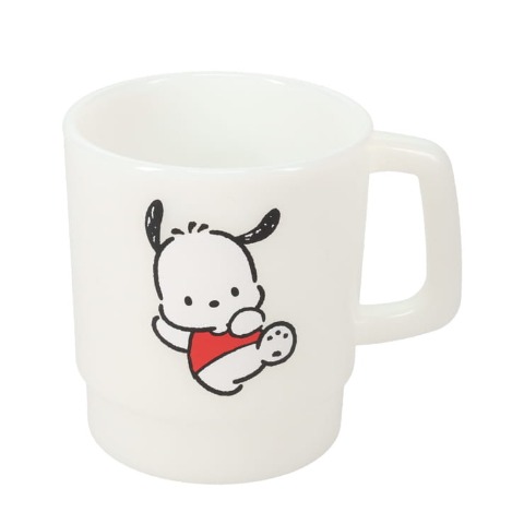プラスチックマグ（アイボリー・POCHACCO・サンリオ）