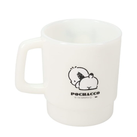 プラスチックマグ（アイボリー・POCHACCO・サンリオ）