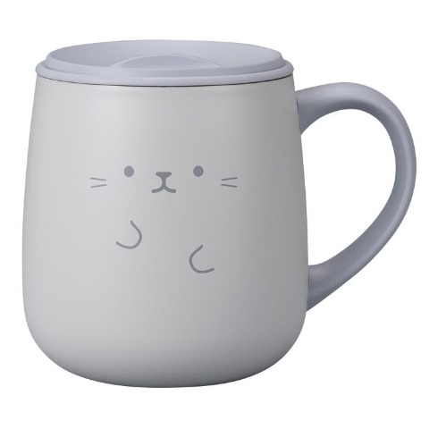 ふた付ステンレスタンブラー(アニボール　ネコ)