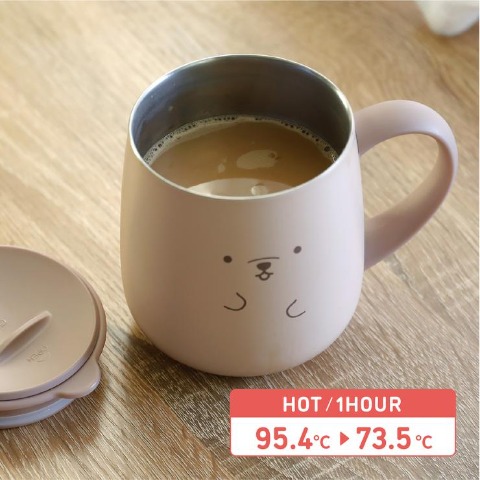 ふた付ステンレスタンブラー(アニボール　イヌ)