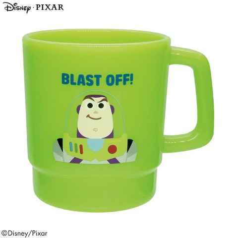 プラスチックマグ（グリーン・BUZZ・DISNEY PIXAR）