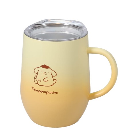 グラデーション蓋付きマグ(ポムポムプリン）