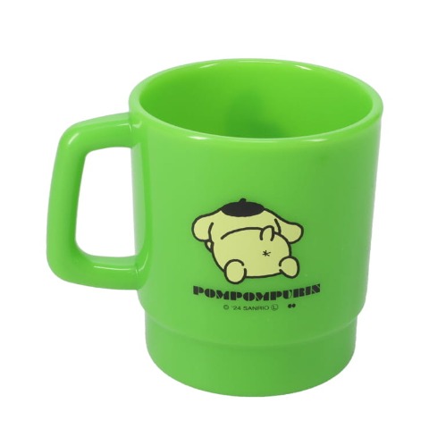 プラスチックマグ（グリーン・POMPOMPURIN・サンリオ）