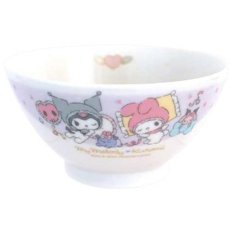 茶碗(マイメロディ&クロミ)