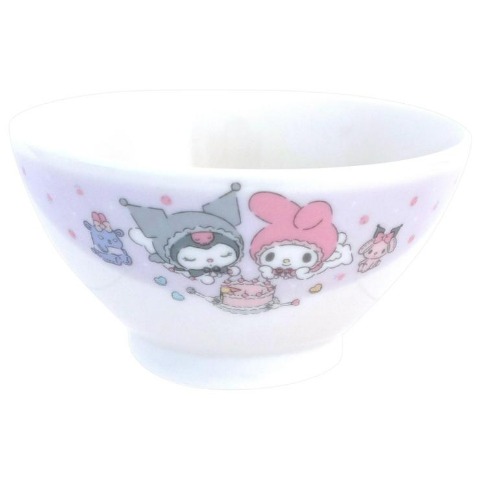 茶碗(マイメロディ&クロミ)