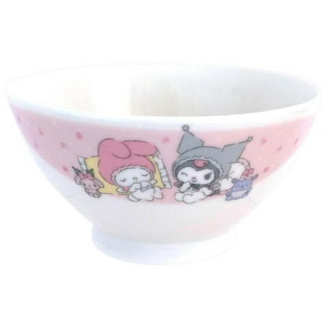 茶碗(マイメロディ&クロミ)