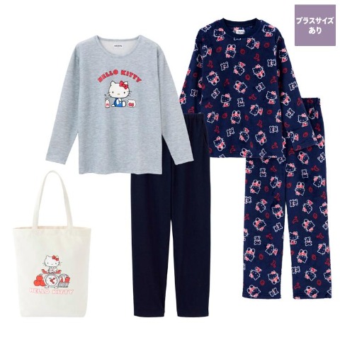 レディース　ハッピーバッグ　ハローキティ3点セット