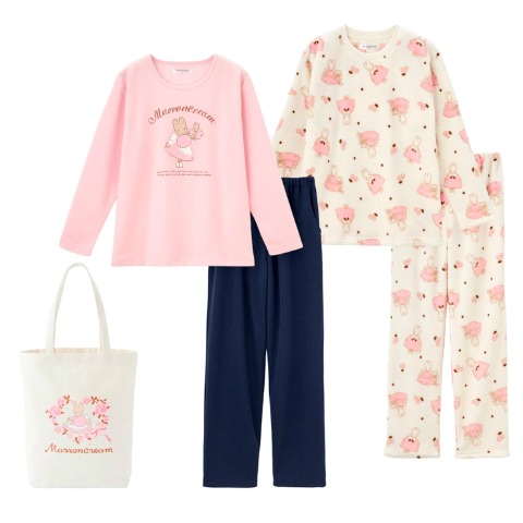 レディース　ハッピーバッグ　マロンクリーム3点セット