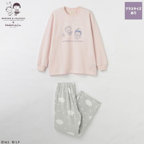 レディース　ルームウェア（まる子とコジコジ×tsukutu&Lin.）