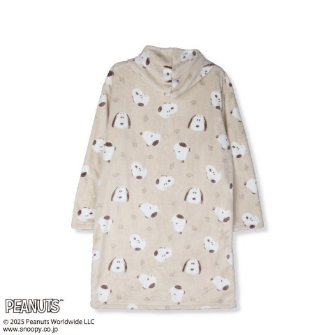レディース　着る毛布（PEANUTS）