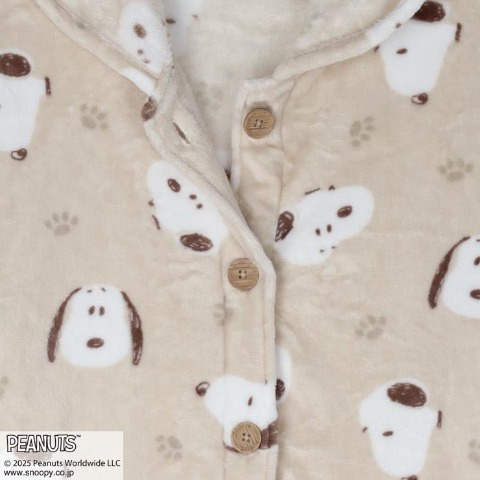 レディース　着る毛布（PEANUTS）